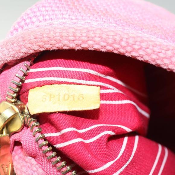 LOUIS VUITTON Antigua Pochette Plat GM Clutch Bag Pink M40065 LV Auth ep1350 - Picture 12 of 16